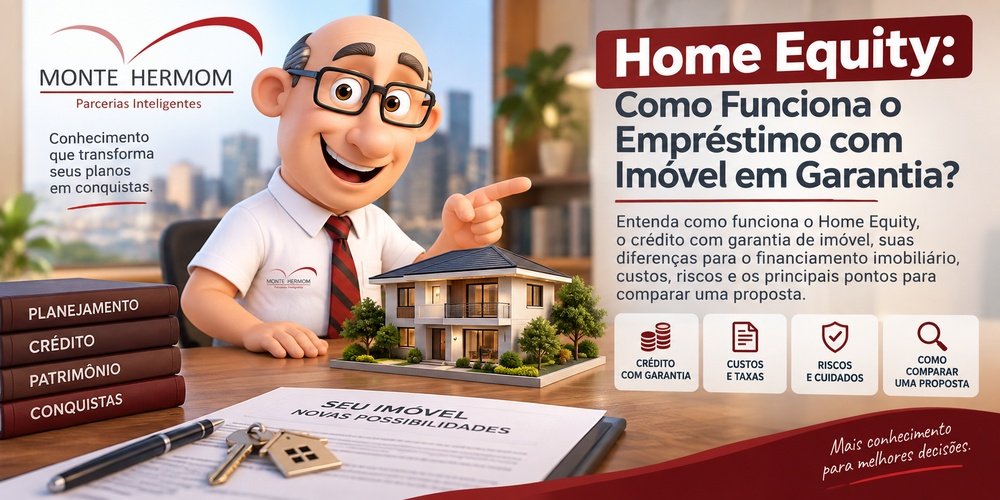 Home Equity: empréstimo com imóvel em garantia