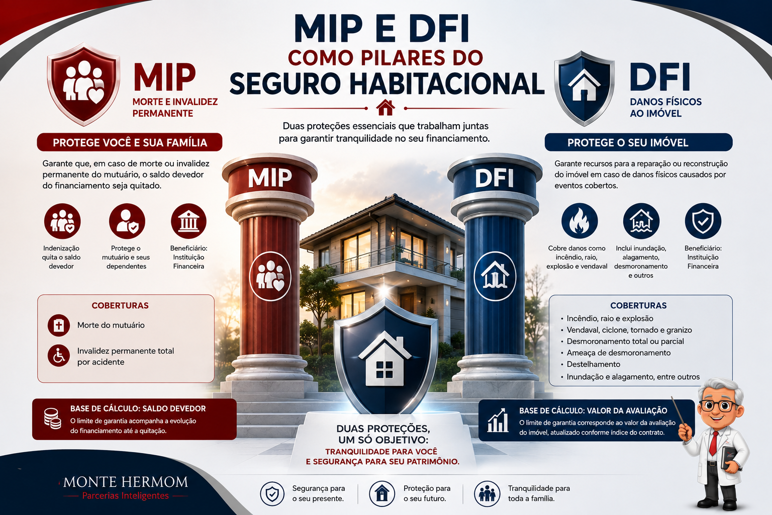 MIP e DFI como pilares do seguro habitacional