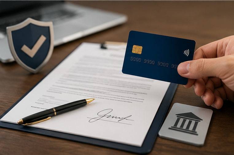 Documentos e proposta de seguro sendo analisados para contratação de RCPM
