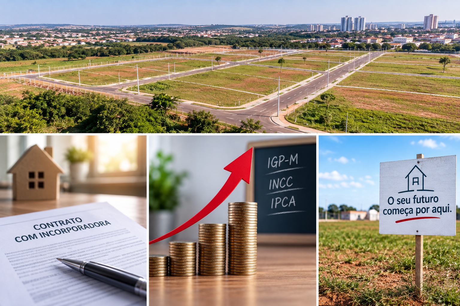 Planejamento financeiro para compra de terreno